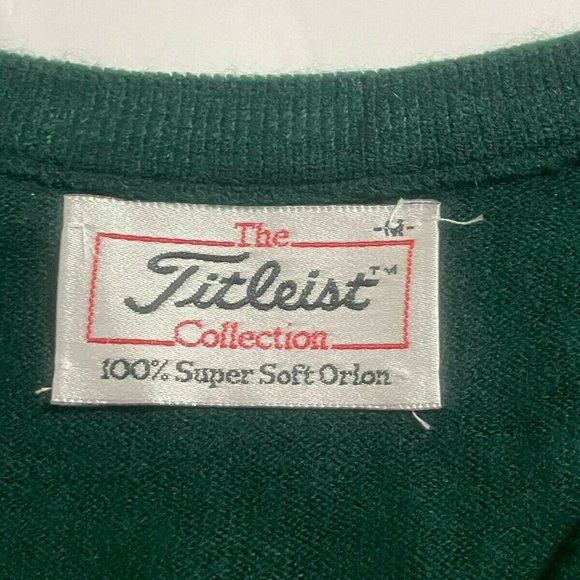 Titleist Collection Cotton Sweater Size M 100% sup - Picture 2 of 5